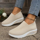 Claire | Sneakers en mesh avec semelle compensée pour femme