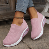Claire | Sneakers en mesh avec semelle compensée pour femme