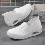 Claire | Sneakers en mesh avec semelle compensée pour femme