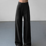 Ambre | Pantalon habillé à plis et jambes larges