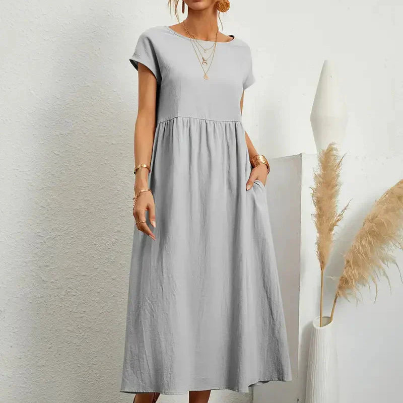 Célia | Robe longue ample d’été pour femme