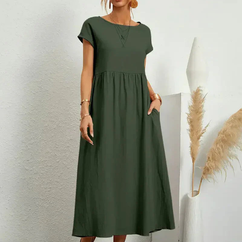 Célia | Robe longue ample d’été pour femme