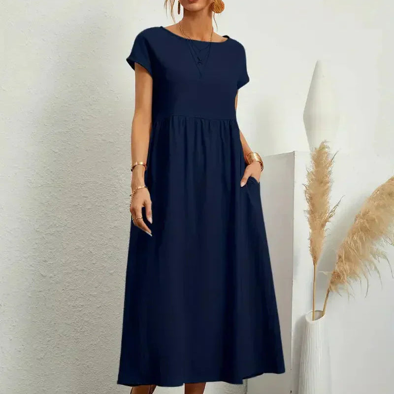 Célia | Robe longue ample d’été pour femme