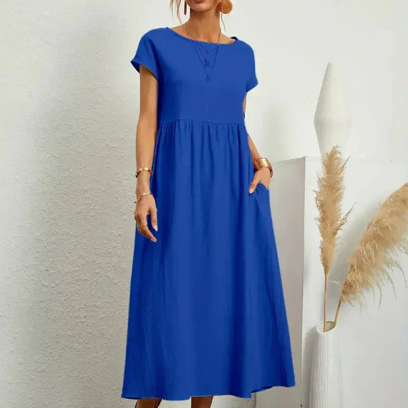 Célia | Robe longue ample d’été pour femme