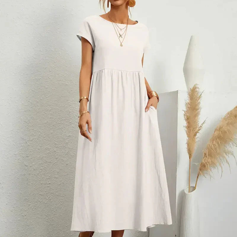 Célia | Robe longue ample d’été pour femme