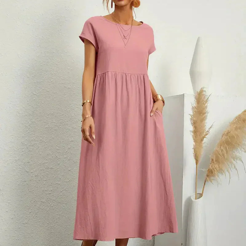 Célia | Robe longue ample d’été pour femme