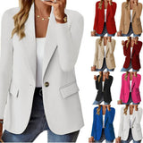 Aurelie | Blazer élégant coupe moderne avec poches pour femme