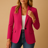 Pauline | Blazer tailleur structuré pour femme à coupe ajustée