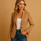 Pauline | Blazer tailleur structuré pour femme à coupe ajustée