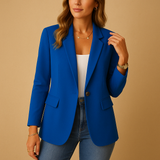 Pauline | Blazer tailleur structuré pour femme à coupe ajustée