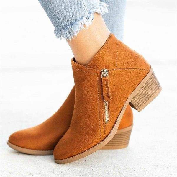 Sasha | Bottines élégantes avec fermeture éclair pour femme
