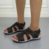 Delphine| Sandales ouvertes avec brides ajustables pour femme