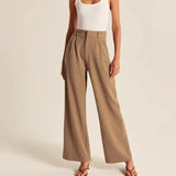 Rose | Pantalon évasé taille haute pour femme