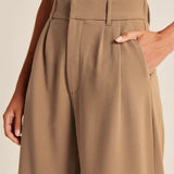 Rose | Pantalon évasé taille haute pour femme