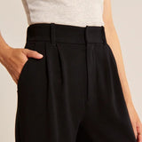 Rose | Pantalon évasé taille haute pour femme