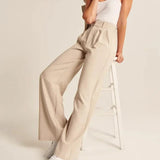 Rose | Pantalon évasé taille haute pour femme
