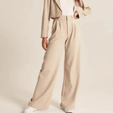 Rose | Pantalon évasé taille haute pour femme
