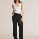 Rose | Pantalon évasé taille haute pour femme