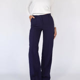 Rumi | Pantalon élégant et confortable à jambes larges pour femme – coupe regular