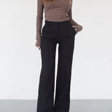 Rumi | Pantalon élégant et confortable à jambes larges pour femme – coupe regular