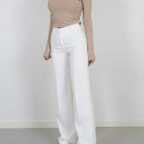 Rumi | Pantalon élégant et confortable à jambes larges pour femme – coupe regular