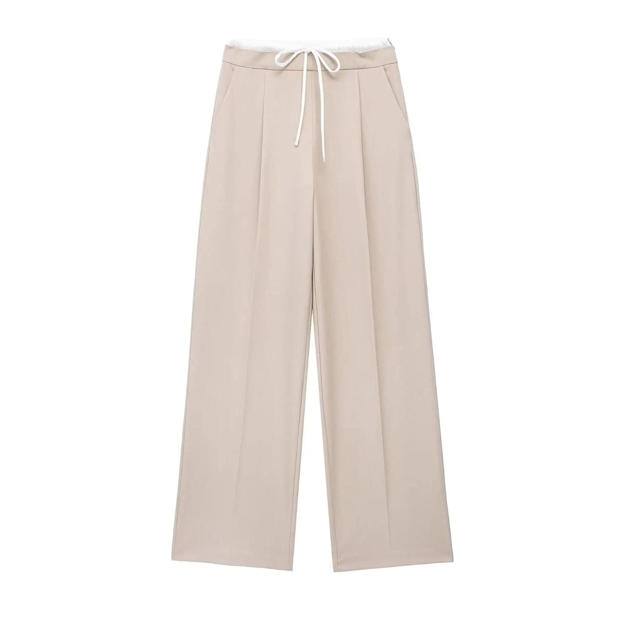 Juliette | Pantalon à double taille coupe regular pour femme